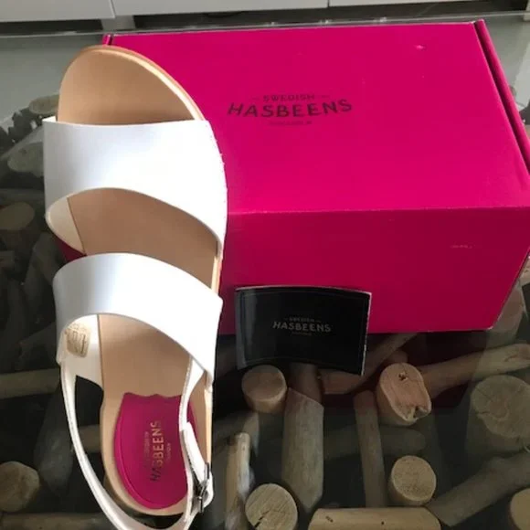 Swedish Hasbeens Helena Leather Sandals - Picture 2 of 11